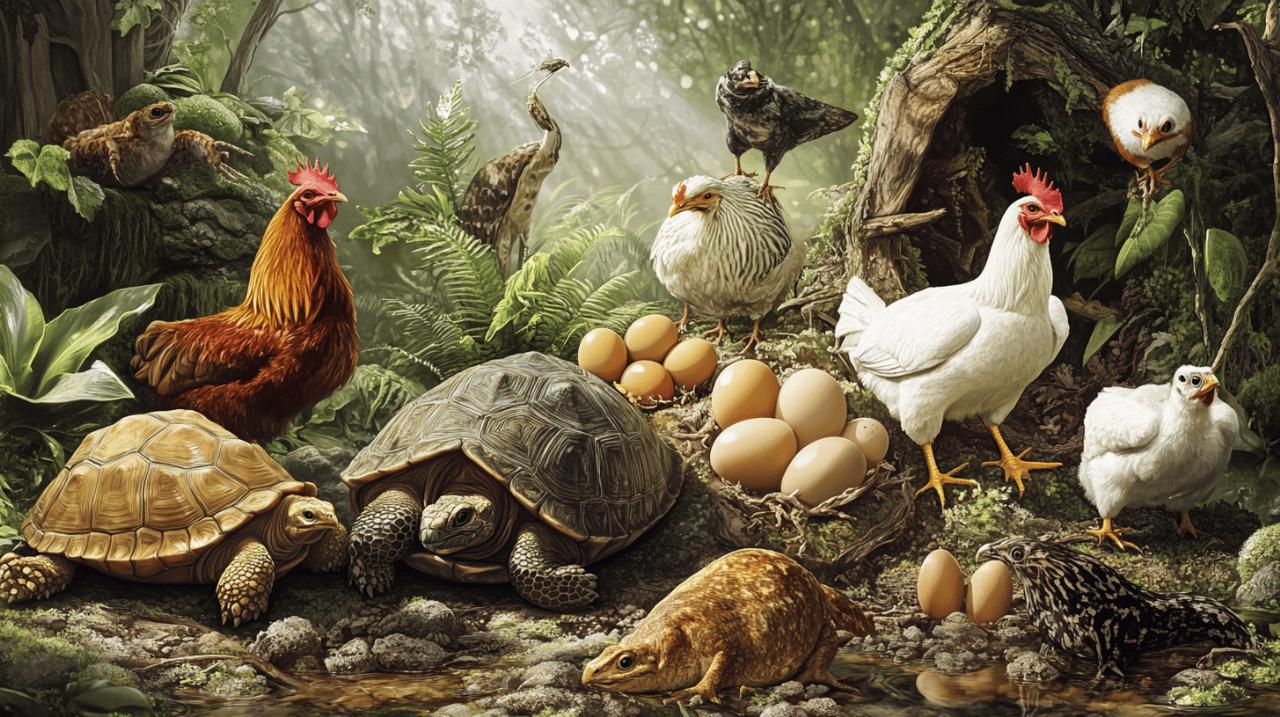 Lire la suite à propos de l’article La ponte d’œufs dans le regne animal : de la poule au crocodile